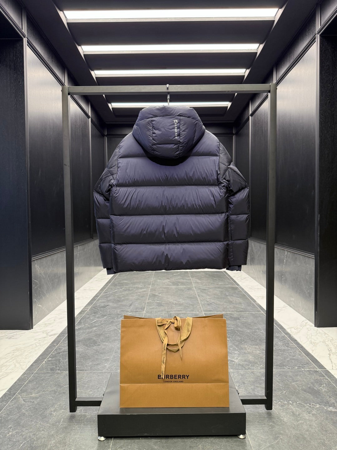 Burberry down puff jacket