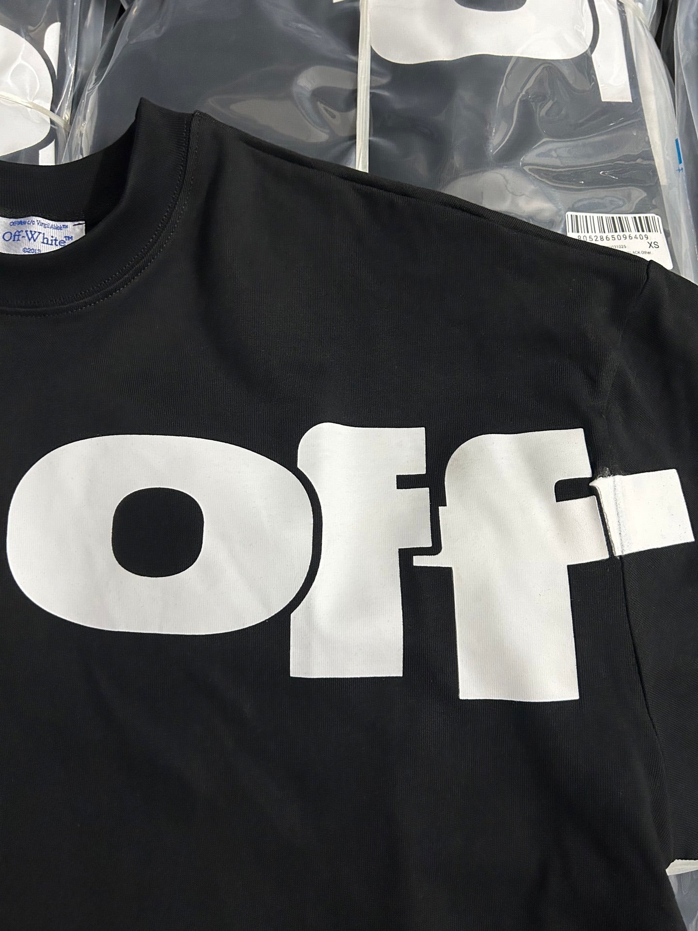 OFF-WHITE Shared Logo cotton T-shirt