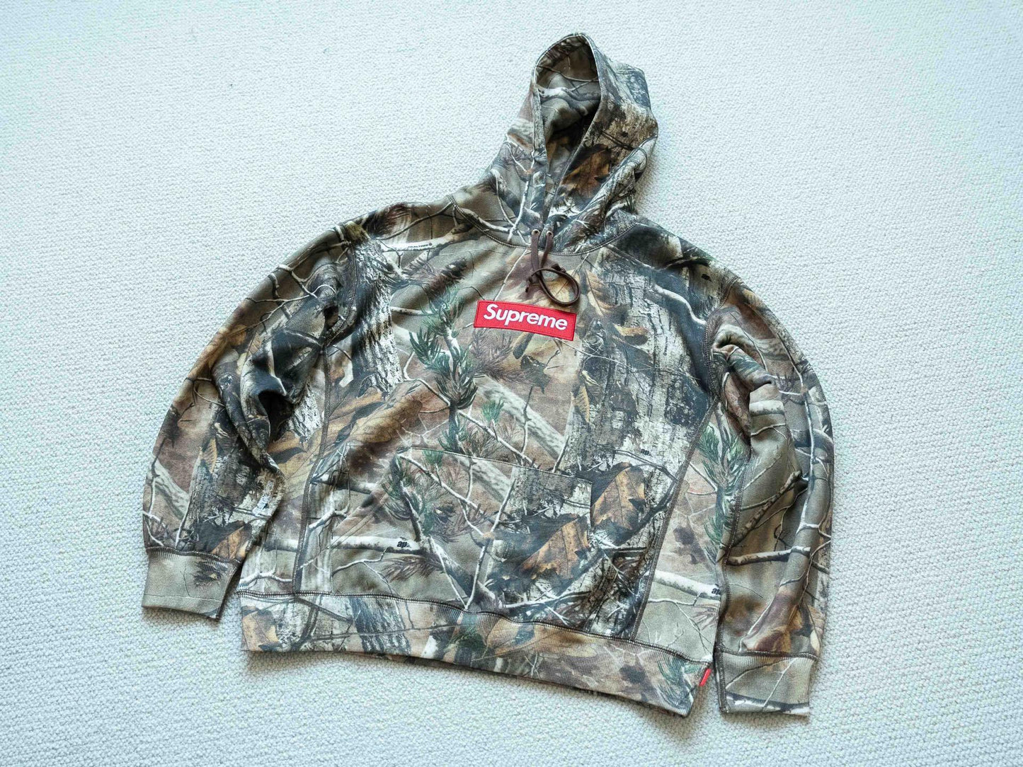 SUP Box Logo Hoodie (FW25) Realtree AP Camouflage
