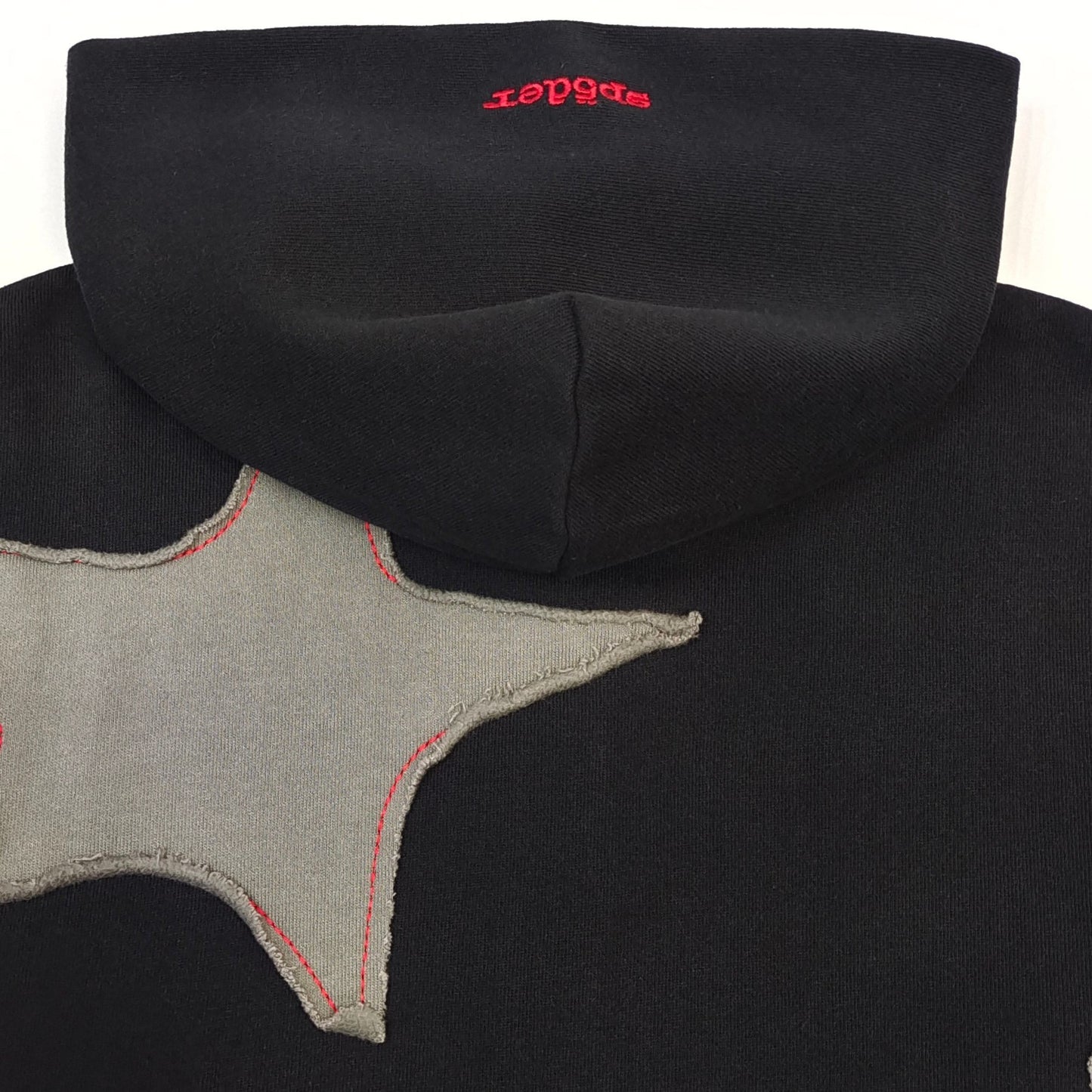 Sp5der Big Star Full Zip Hoodie 'Black'