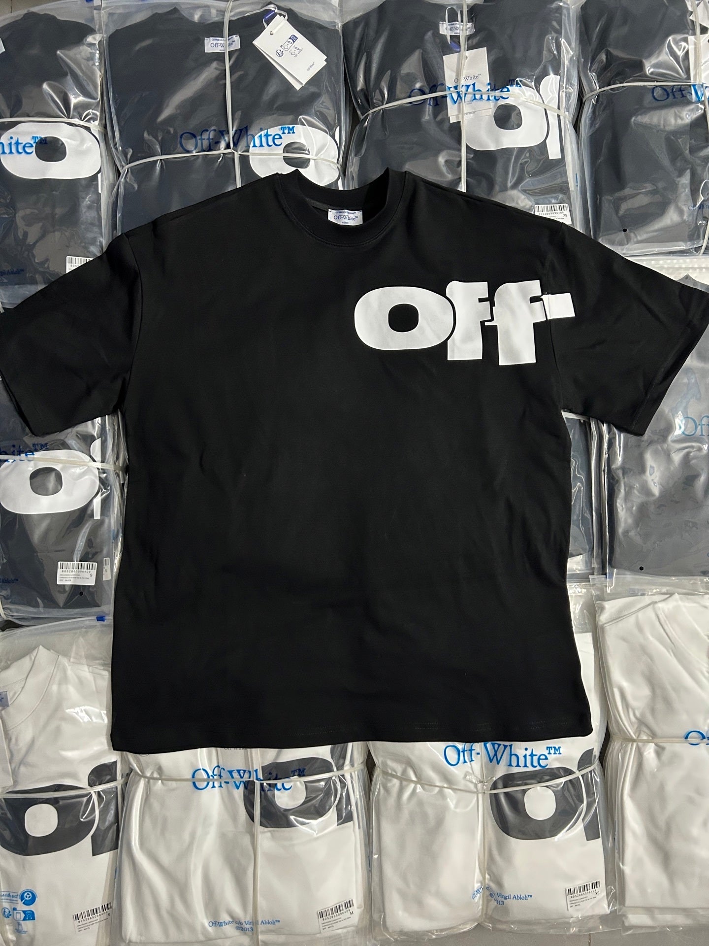 OFF-WHITE Shared Logo cotton T-shirt