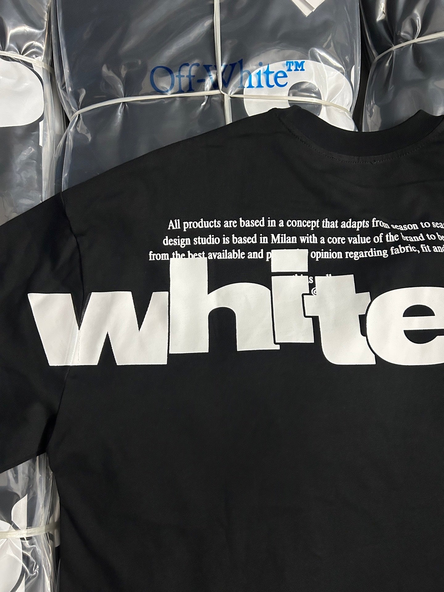OFF-WHITE Shared Logo cotton T-shirt