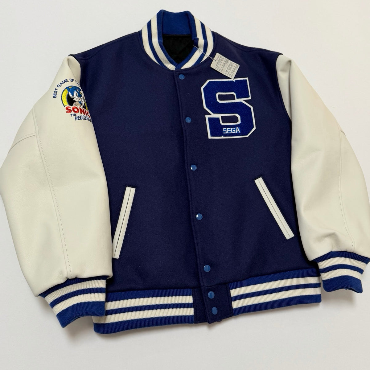 Saint Michael x Sega Varsity Jacket Blue