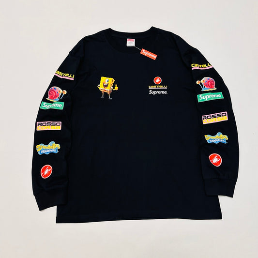 SUP x Spongebob Squarepants x Castelli Racing Long-Sleeve Tee