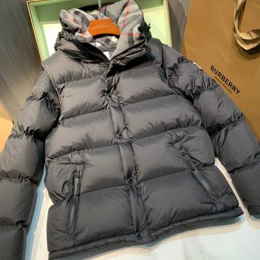 Burberry Detachable Sleeve Hooded Puffer Jacket