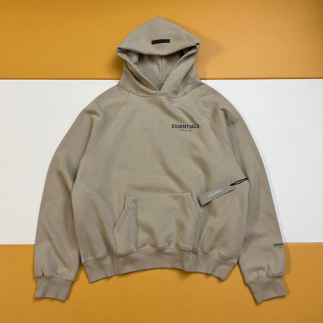 Fear of God Essentials Hoodie Taupe