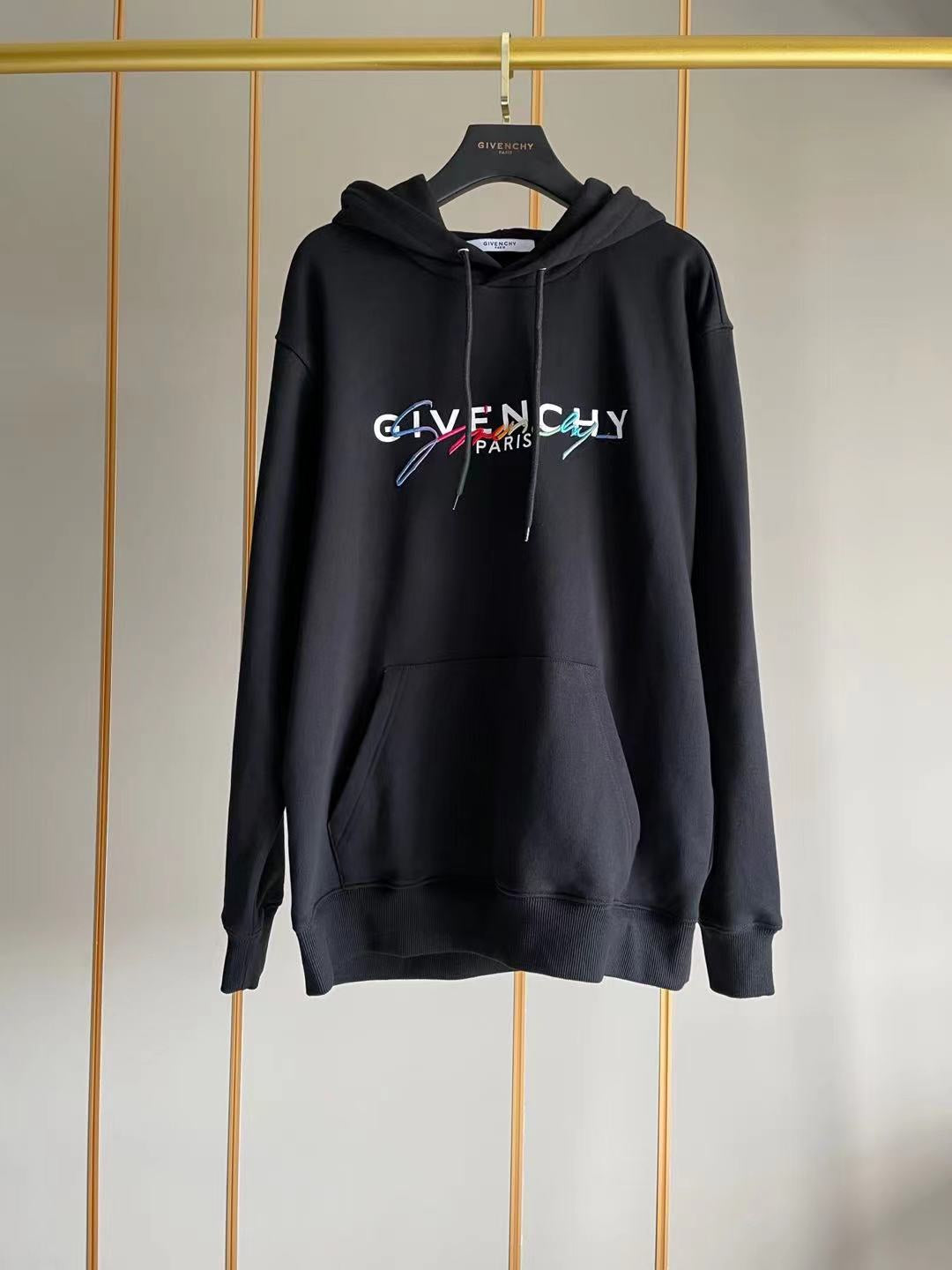 Givenchy signature logo hoodie