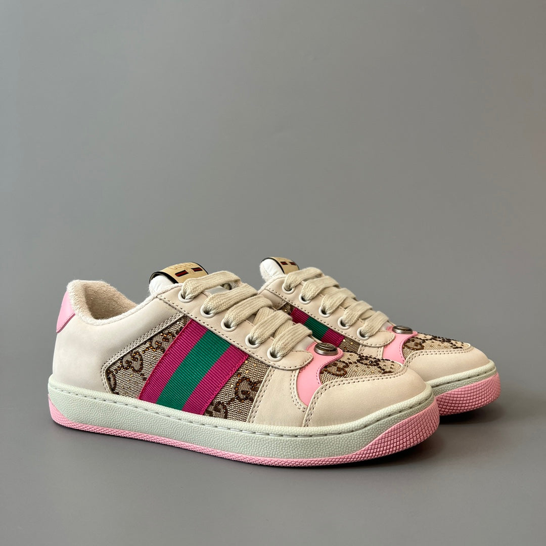 Gucci WOMEN'S SCREENER SNEAKER WITH CRYSTALS