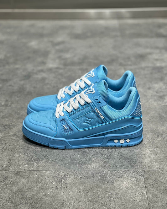 LV Trainer 'Embossed Monogram - Blue'