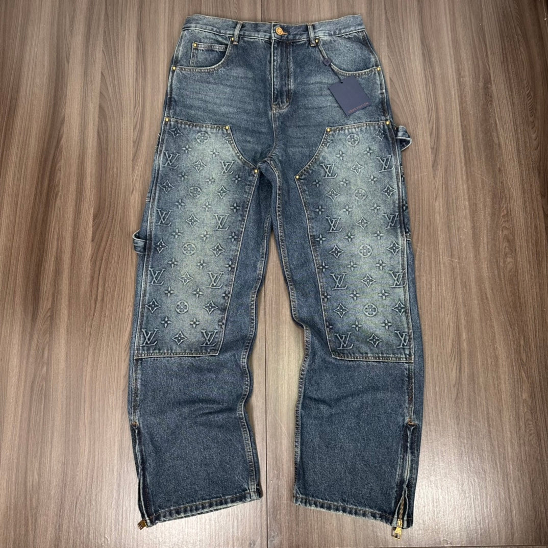 Louis Vuitton Workwear Denim Carpenter Pants