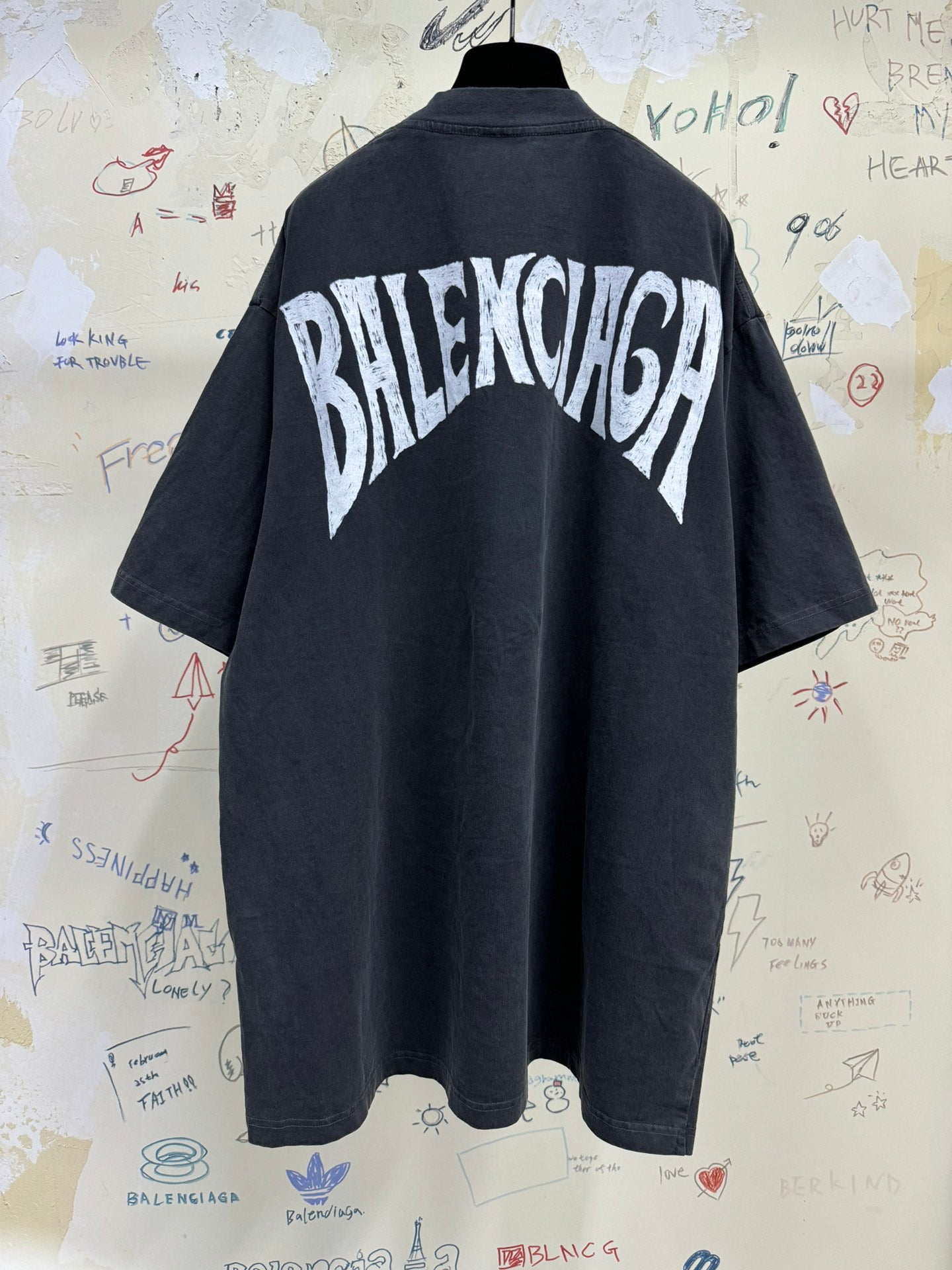 BALENCIAGA PARIS TROPICAL T-SHIRT OVERSIZED