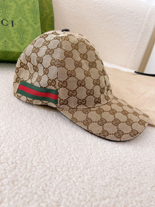 GG Original GG canvas baseball hat with Web