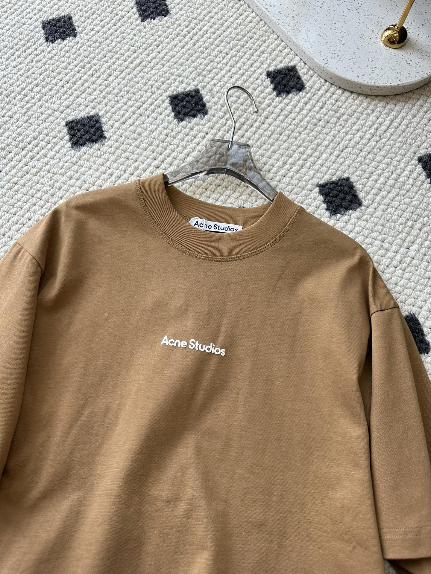 Acne studios T-SHIRT STAMP LOGO - RELAXED FIT