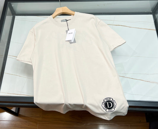 Dior SS24 Ecru Cotton Jersey tee