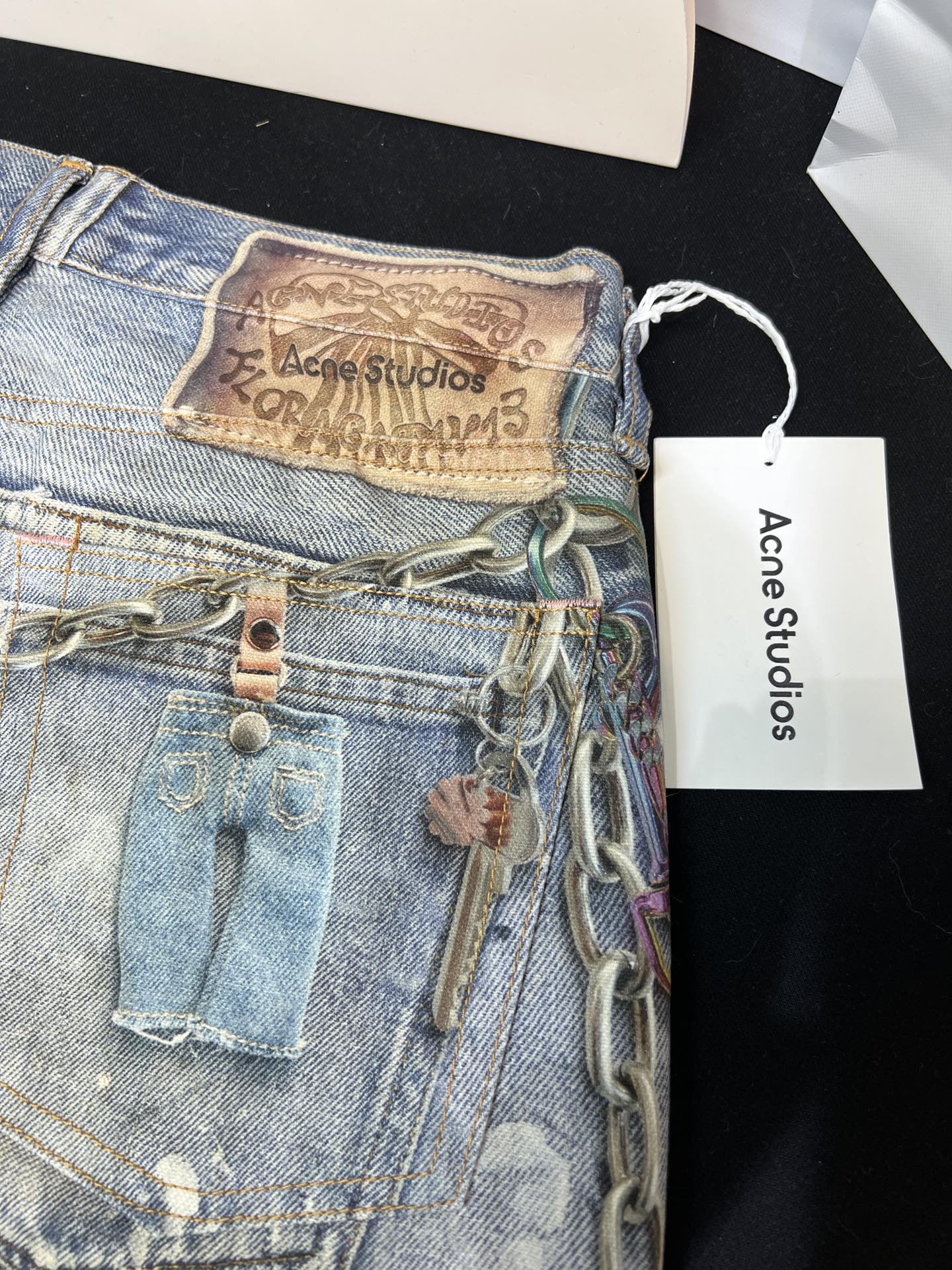 Acne studios BAGGY FIT JEANS - 1981F