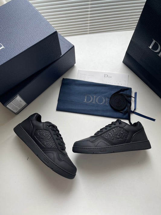 Dior B27 Low-Top Sneaker Black Grained