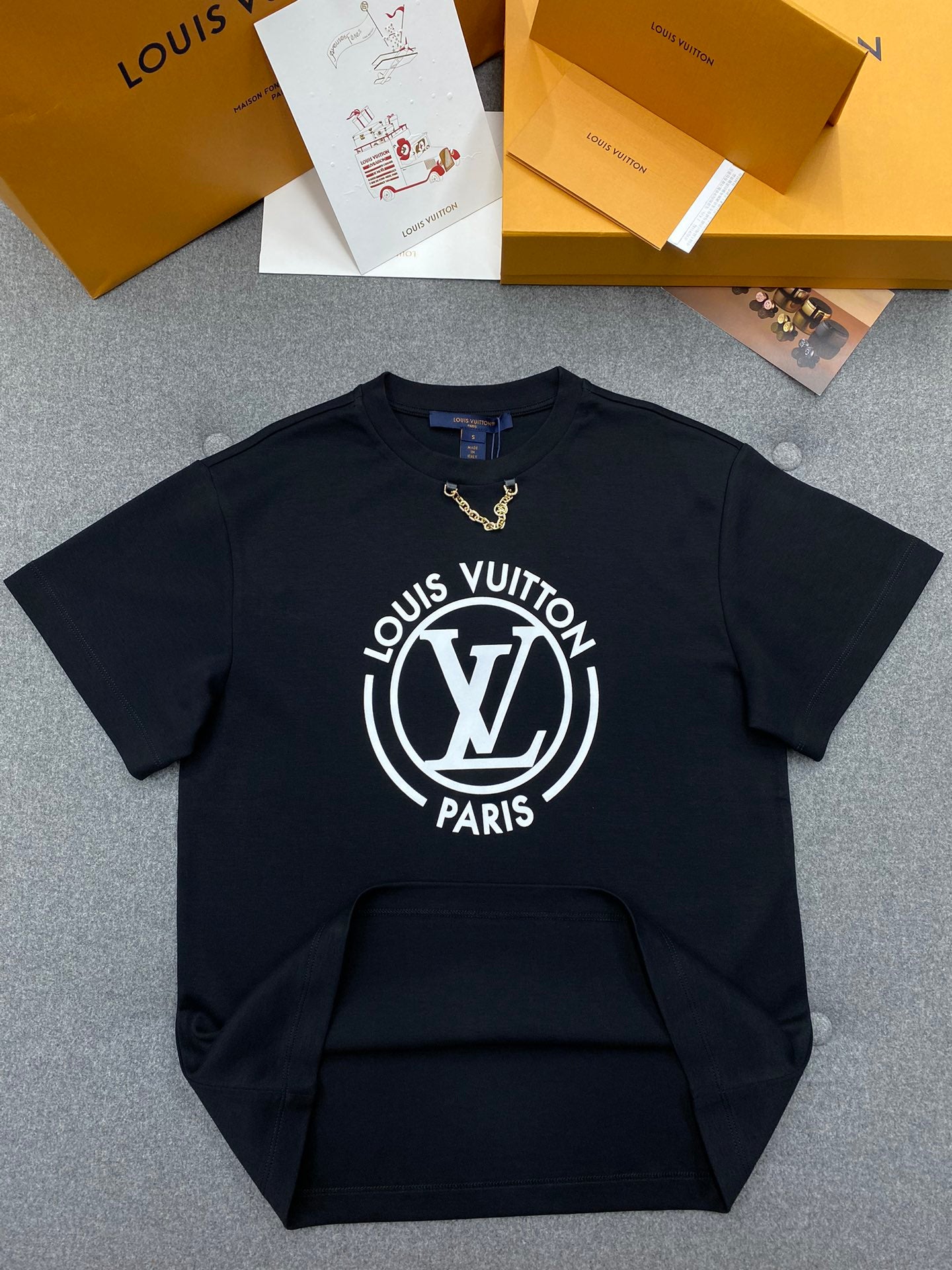 LV Flocked LV T-shirt 1AHEON