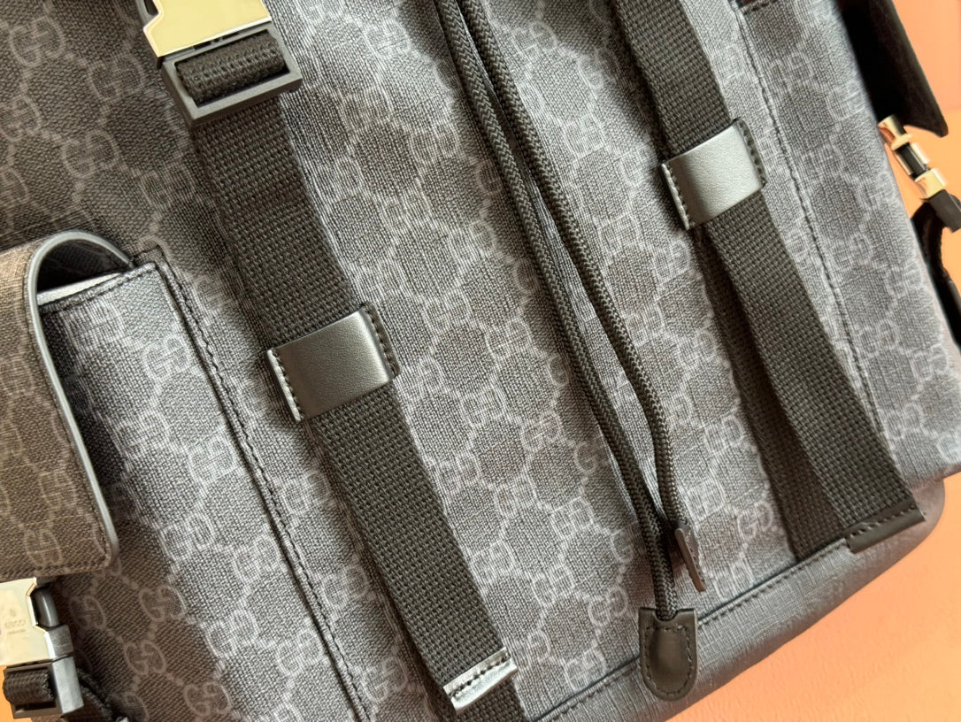GG Black large backpack