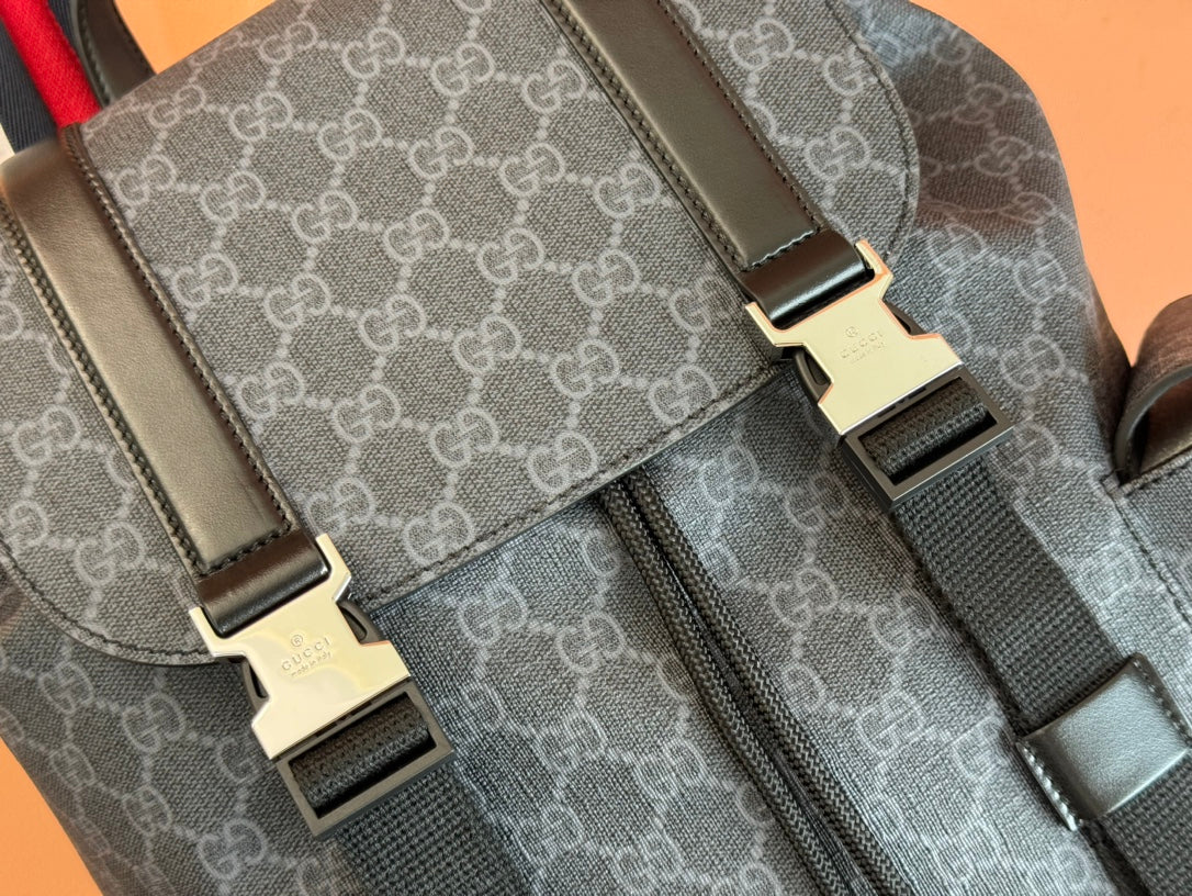 GG Black large backpack