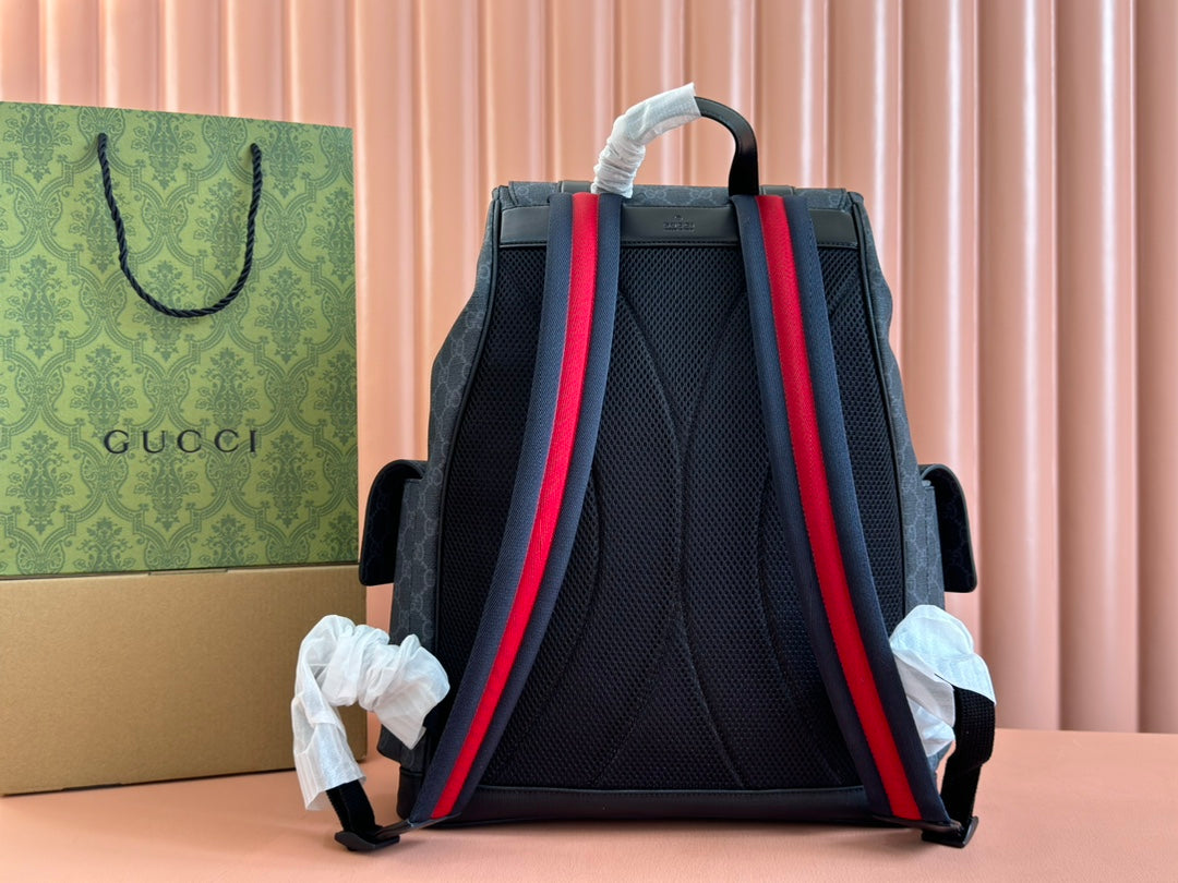 GG Black large backpack