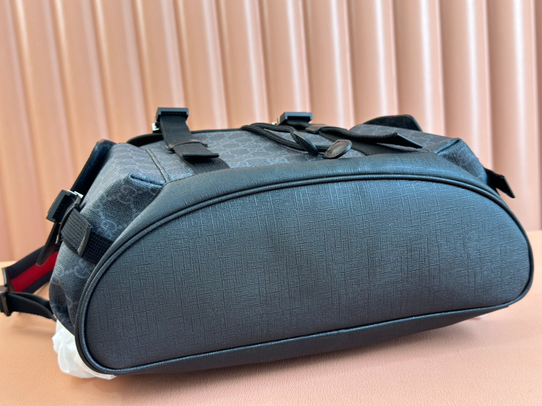GG Black large backpack
