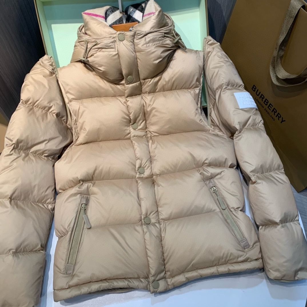 Burberry Detachable Sleeve Puffer Jacket