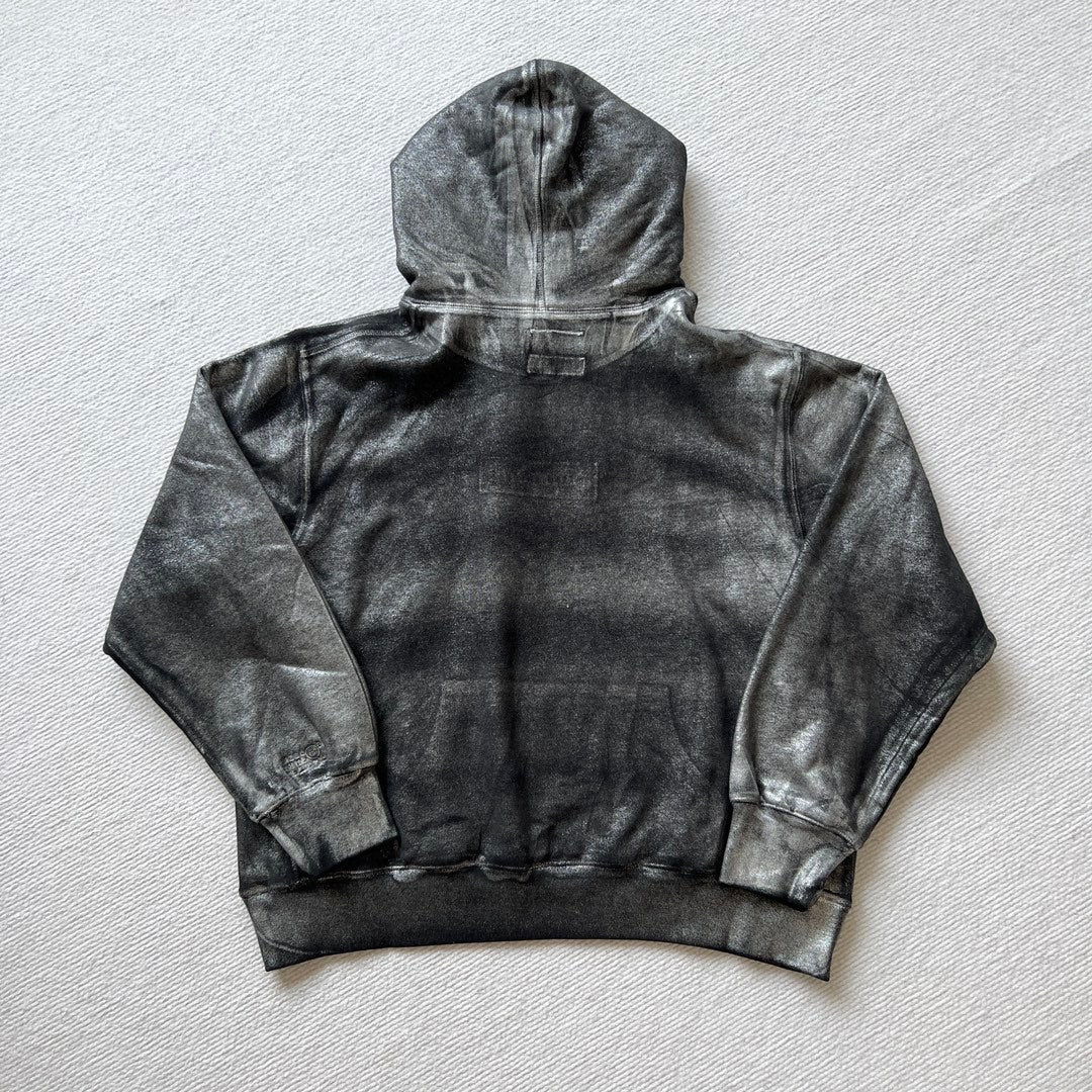 SUP /MM6 Maison Margiela Black Foil Box Logo Hoodie