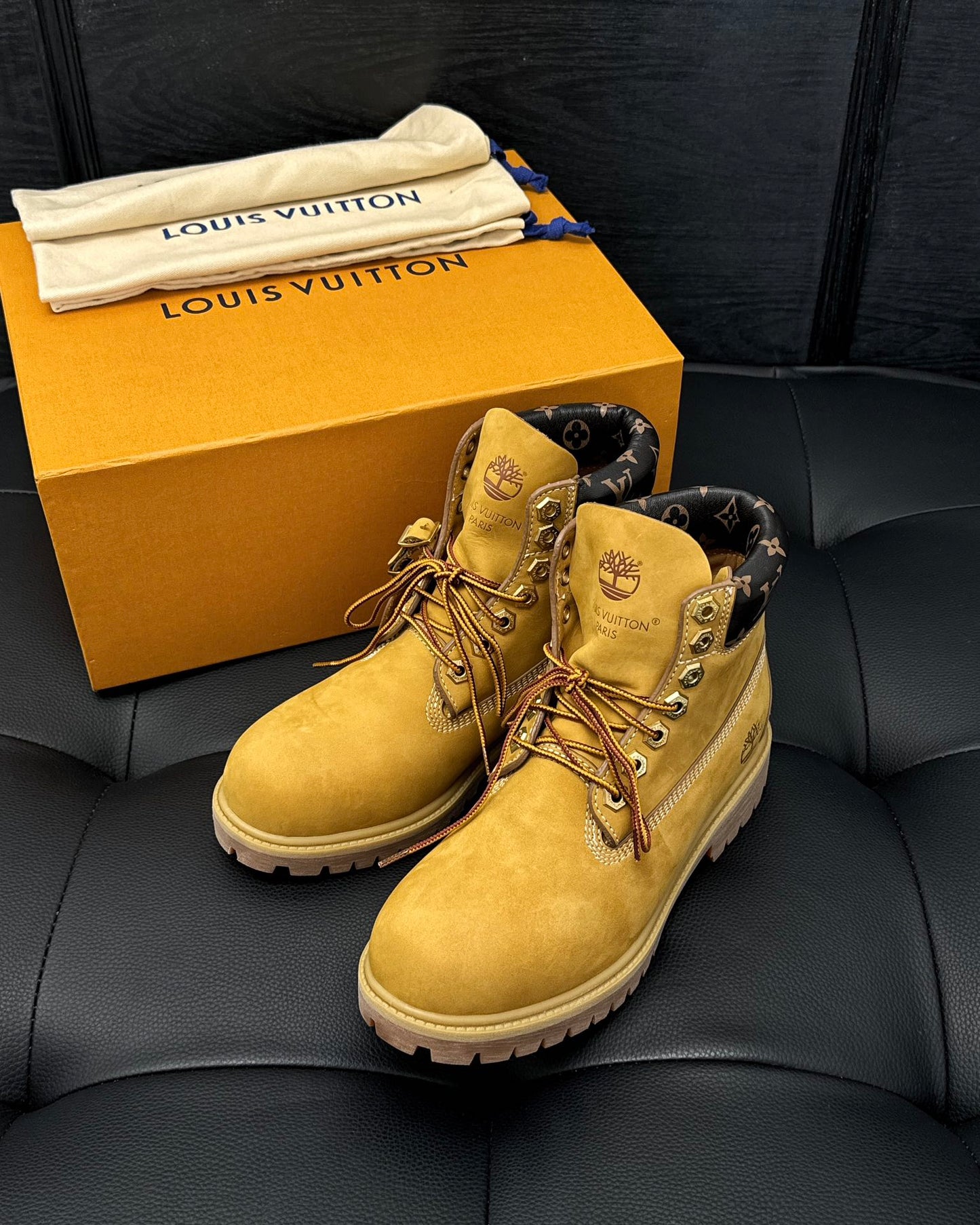 LV x Timberland Ankle Boots