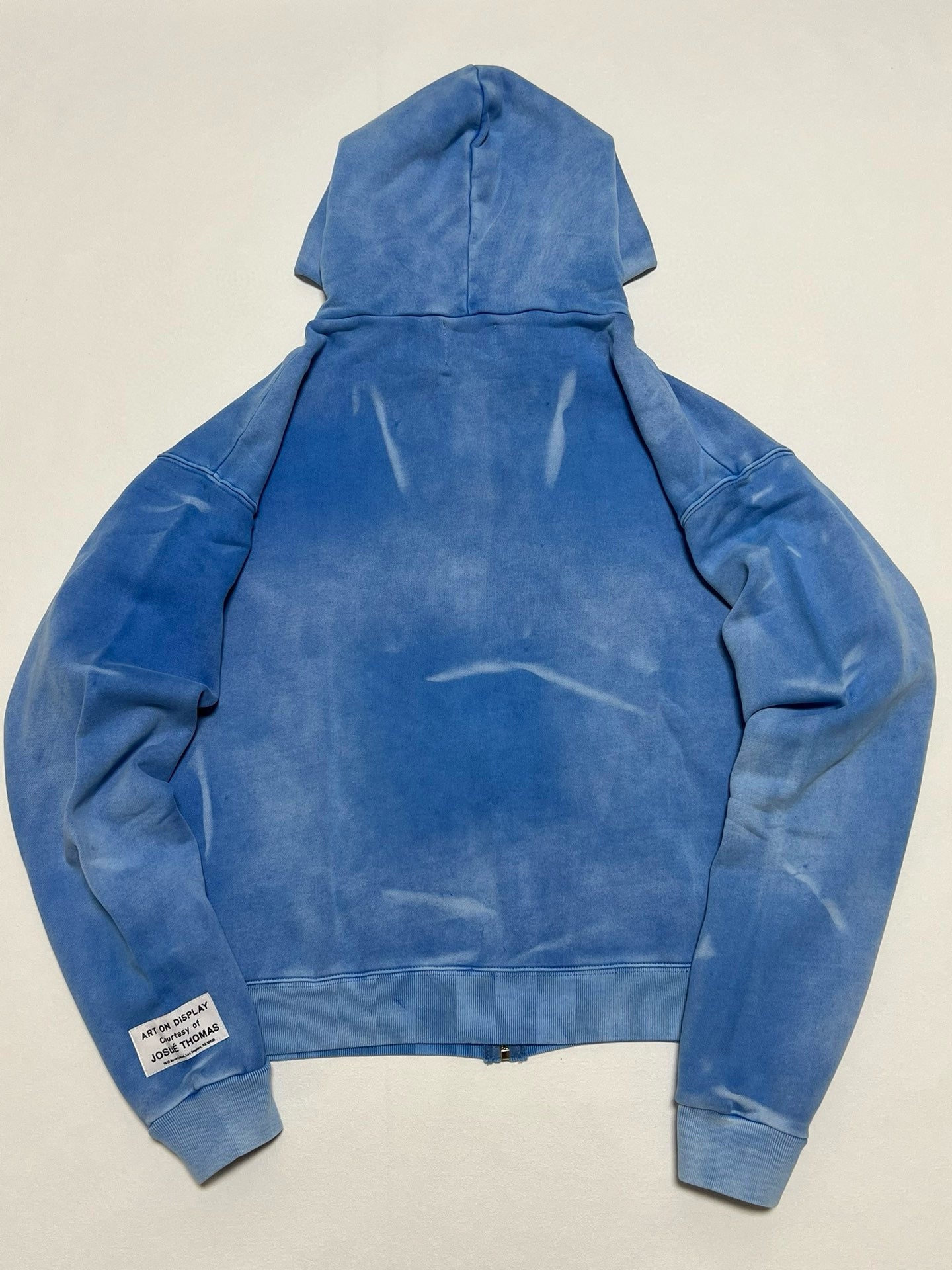 Gallery Dept. Zip Up Hoodie 'Light Blue'