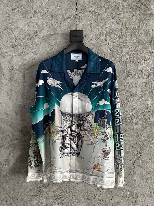 Casablanca Le Temple Du Sport shirt
