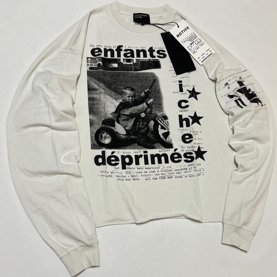 Enfants Riches Déprimés My Underground/Tricycle Long-Sleeve T-Shirt 'Faded White'