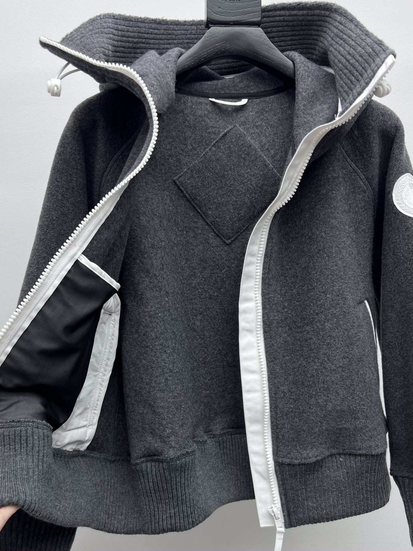 Canada Goose fleeced hooded sweatshirt