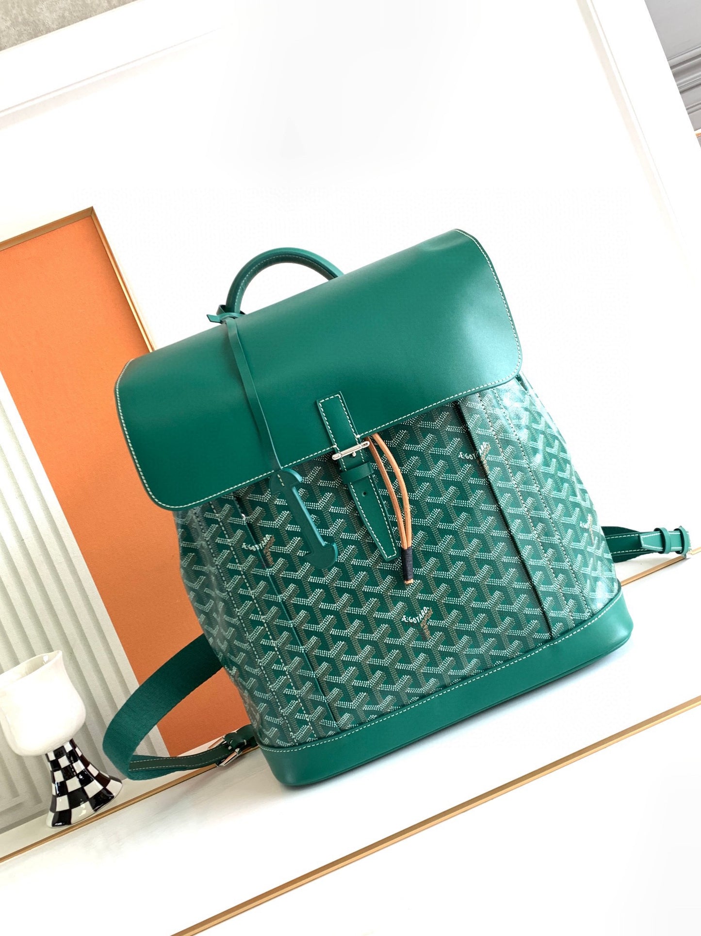 Goyard Alpin MM Backpack Green