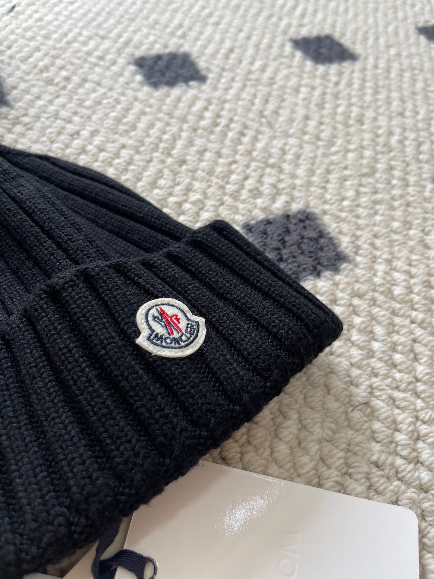 Moncler Ribbed Knit Beanie