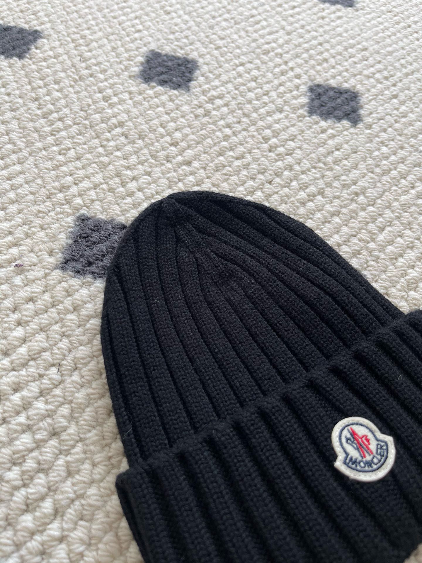 Moncler Ribbed Knit Beanie