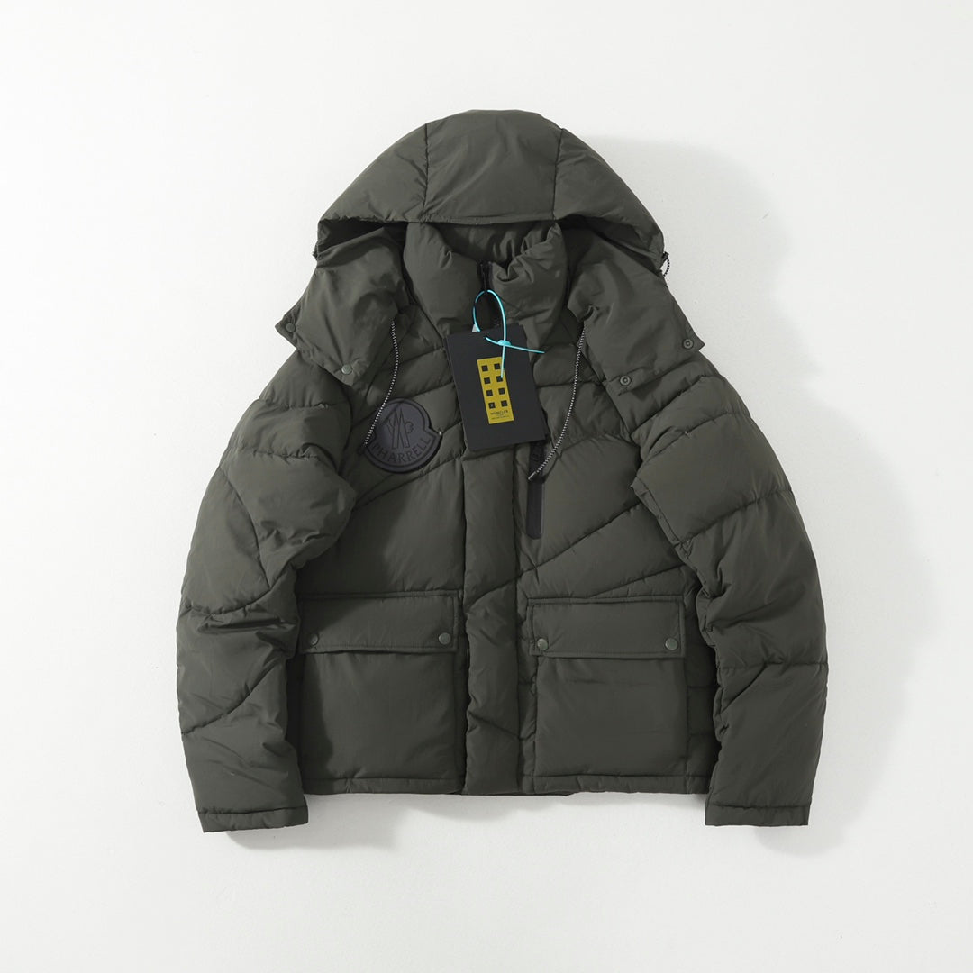 Moncler x Pharrell Chestnut Short Down Jacket