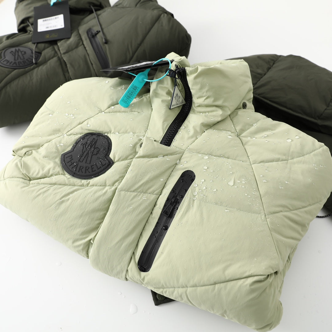 Moncler x Pharrell Chestnut Short Down Jacket