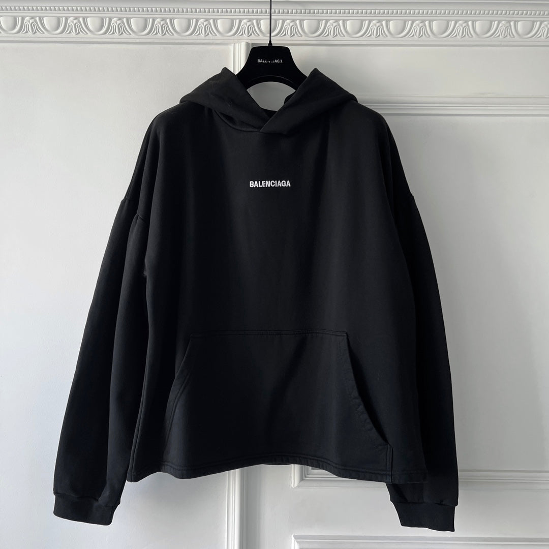 BB New Back Hoodie Medium Fit in Black