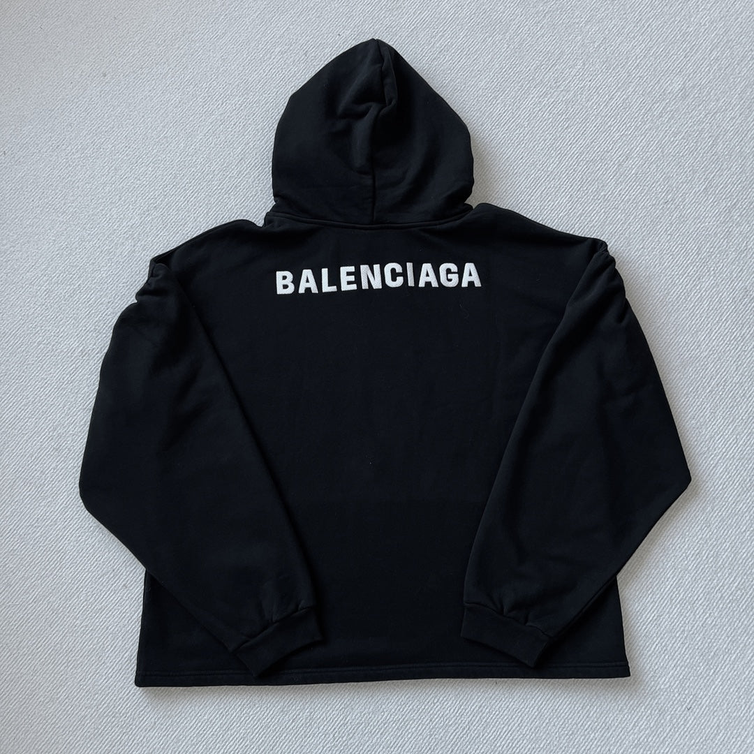 BB New Back Hoodie Medium Fit in Black