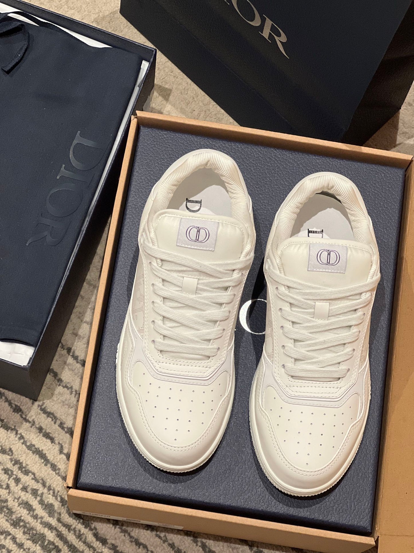 Dior B27 Uptown Low-Top Sneaker White