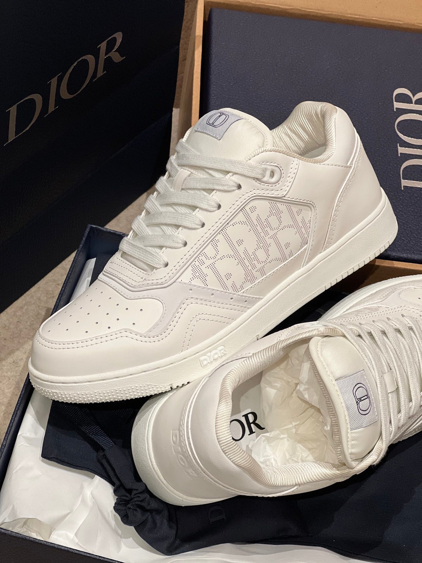 Dior B27 Uptown Low-Top Sneaker White