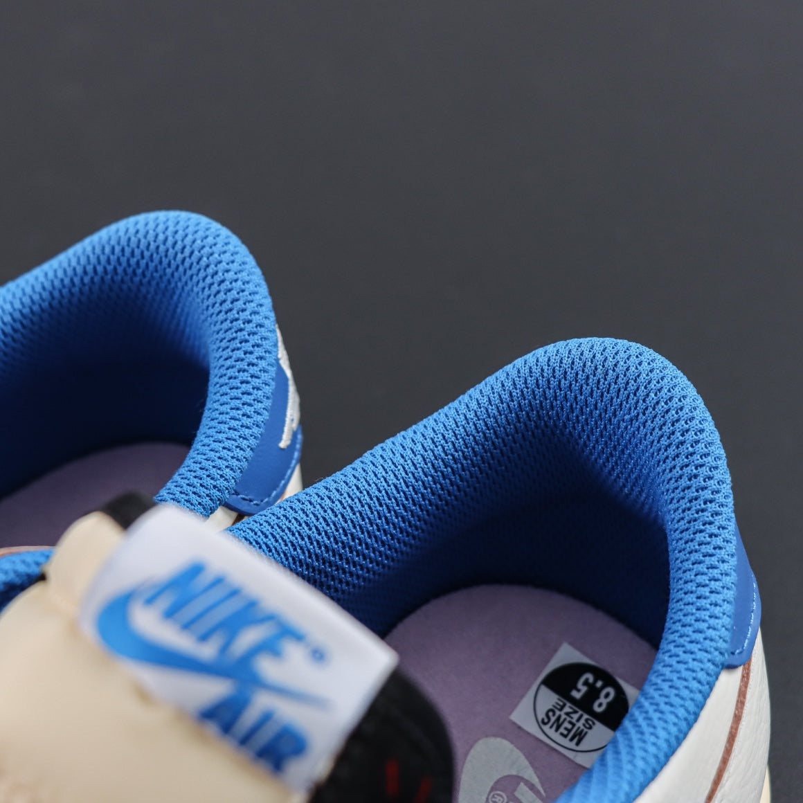 Fragment Design x Travis Scott x Air Jordan 1 Retro Low OG SP 'Sail Military Blue'