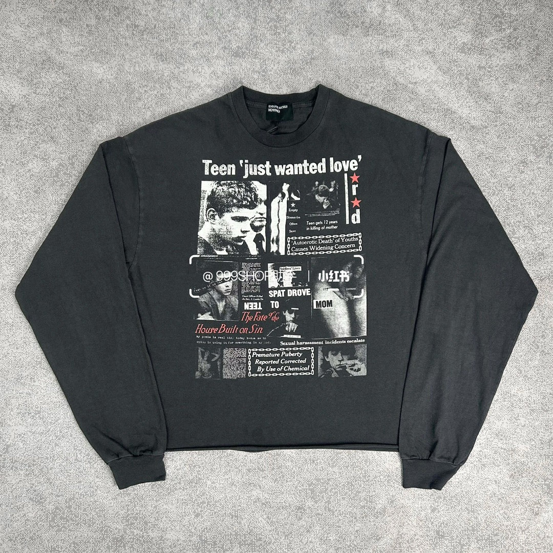 Enfants Riches Deporimes 24fw "just wanted long sleeved shirt