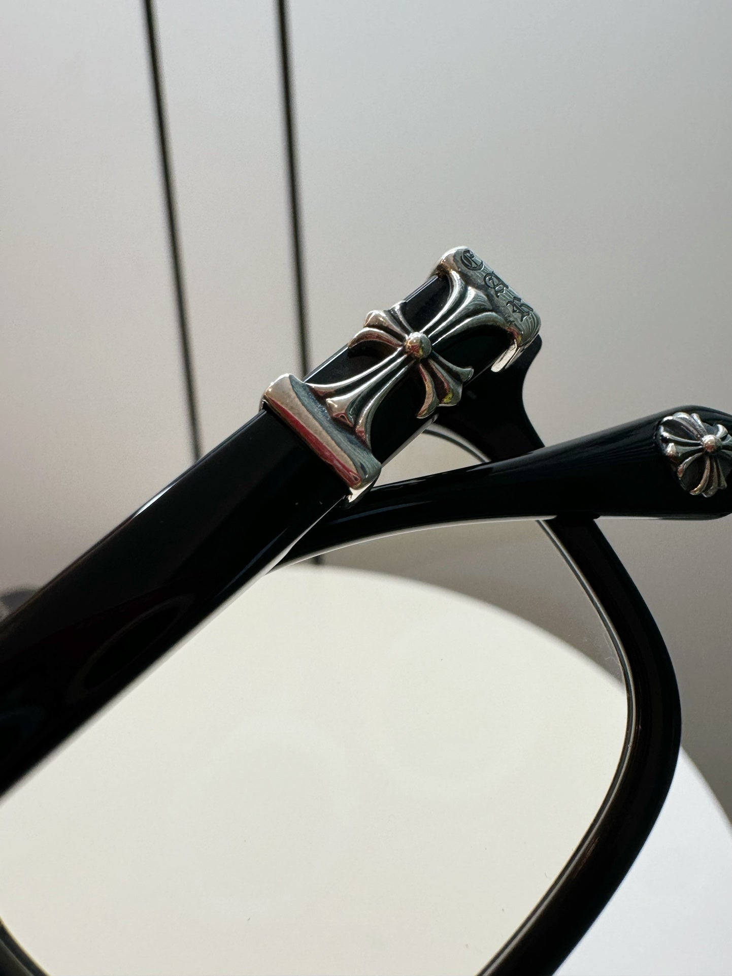 CHROME HEARTS COX UCKER BLACK/SILVER GLASSES