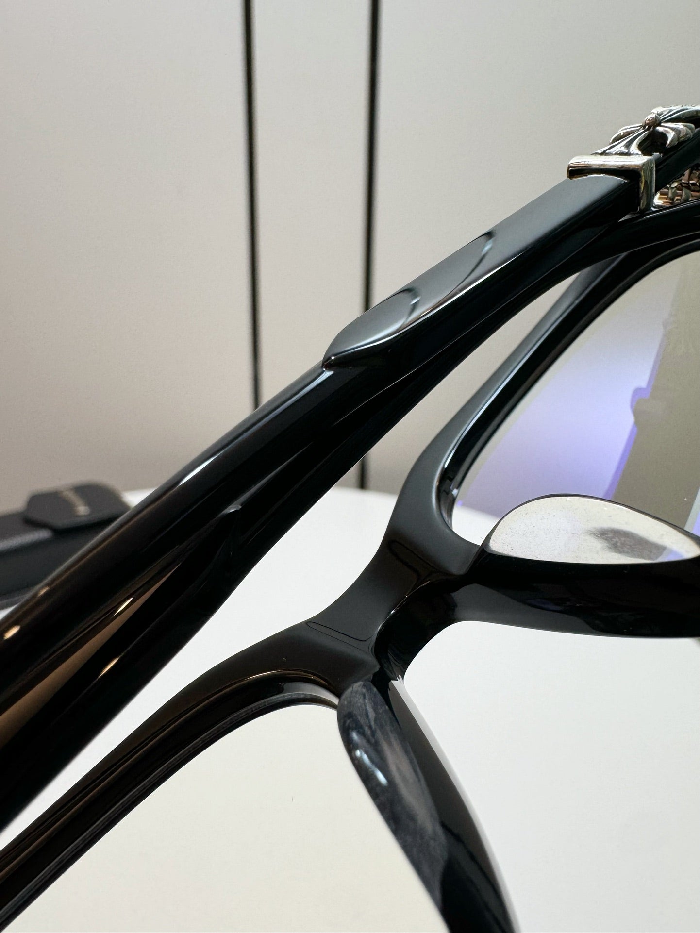 CHROME HEARTS COX UCKER BLACK/SILVER GLASSES