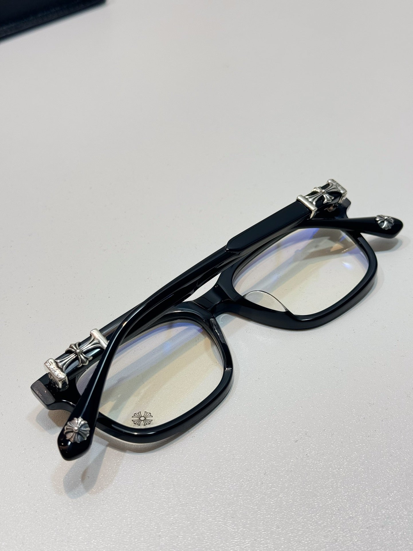 CHROME HEARTS COX UCKER BLACK/SILVER GLASSES