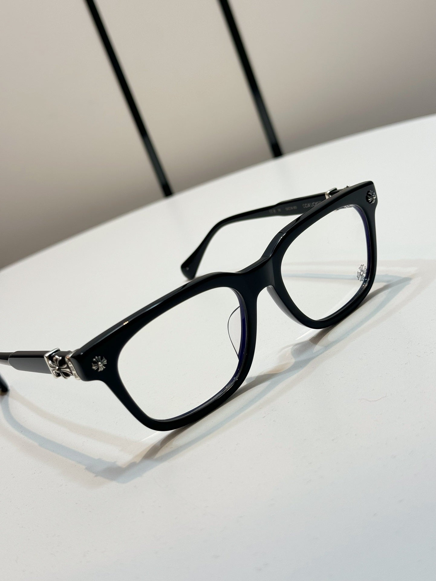 CHROME HEARTS COX UCKER BLACK/SILVER GLASSES