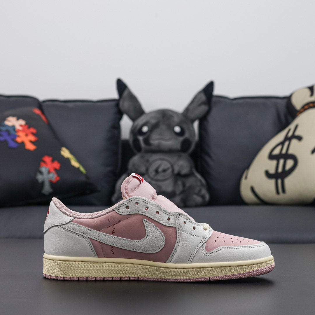 Travis Scott x Air Jordan 1 Low OG Shy Pink