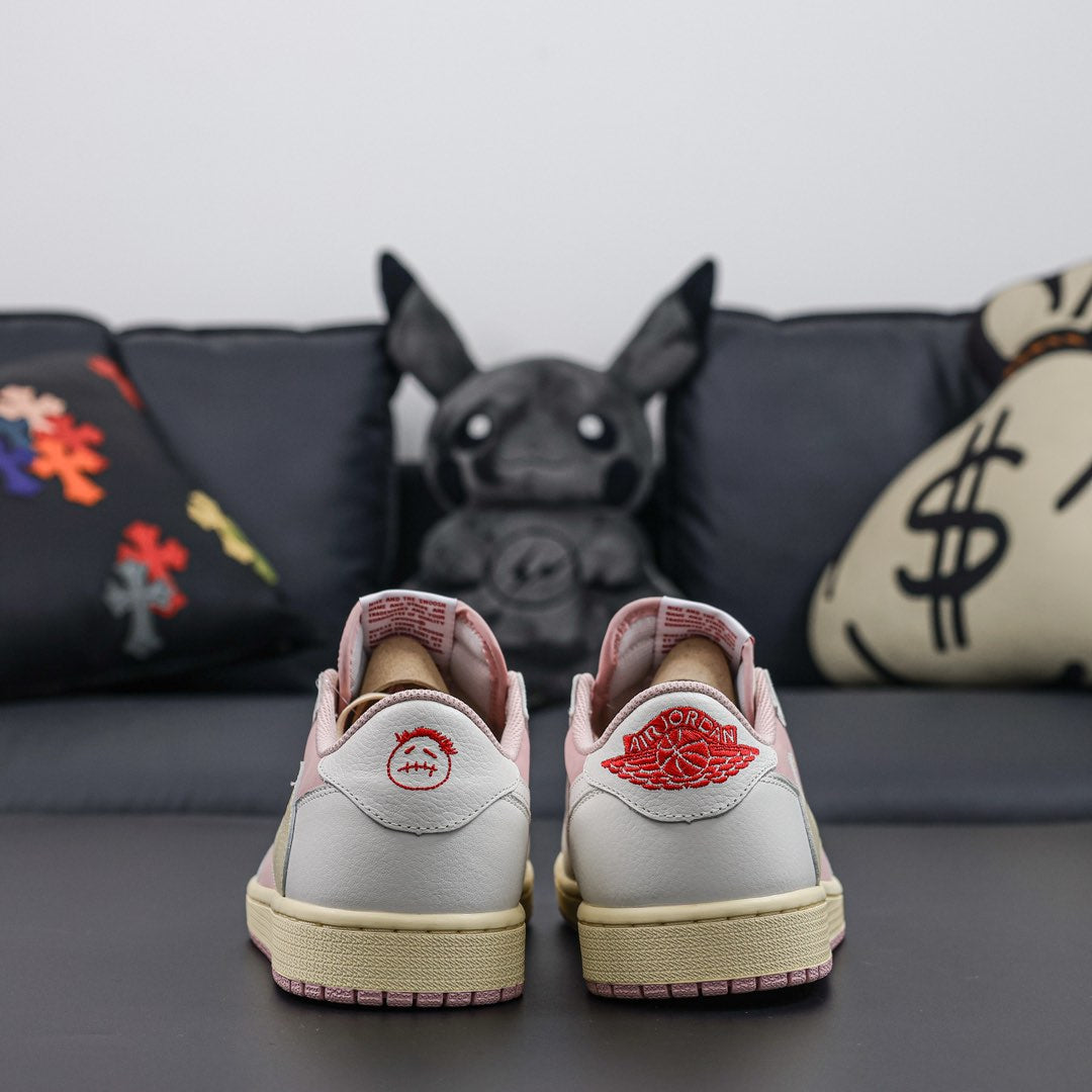 Travis Scott x Air Jordan 1 Low OG Shy Pink
