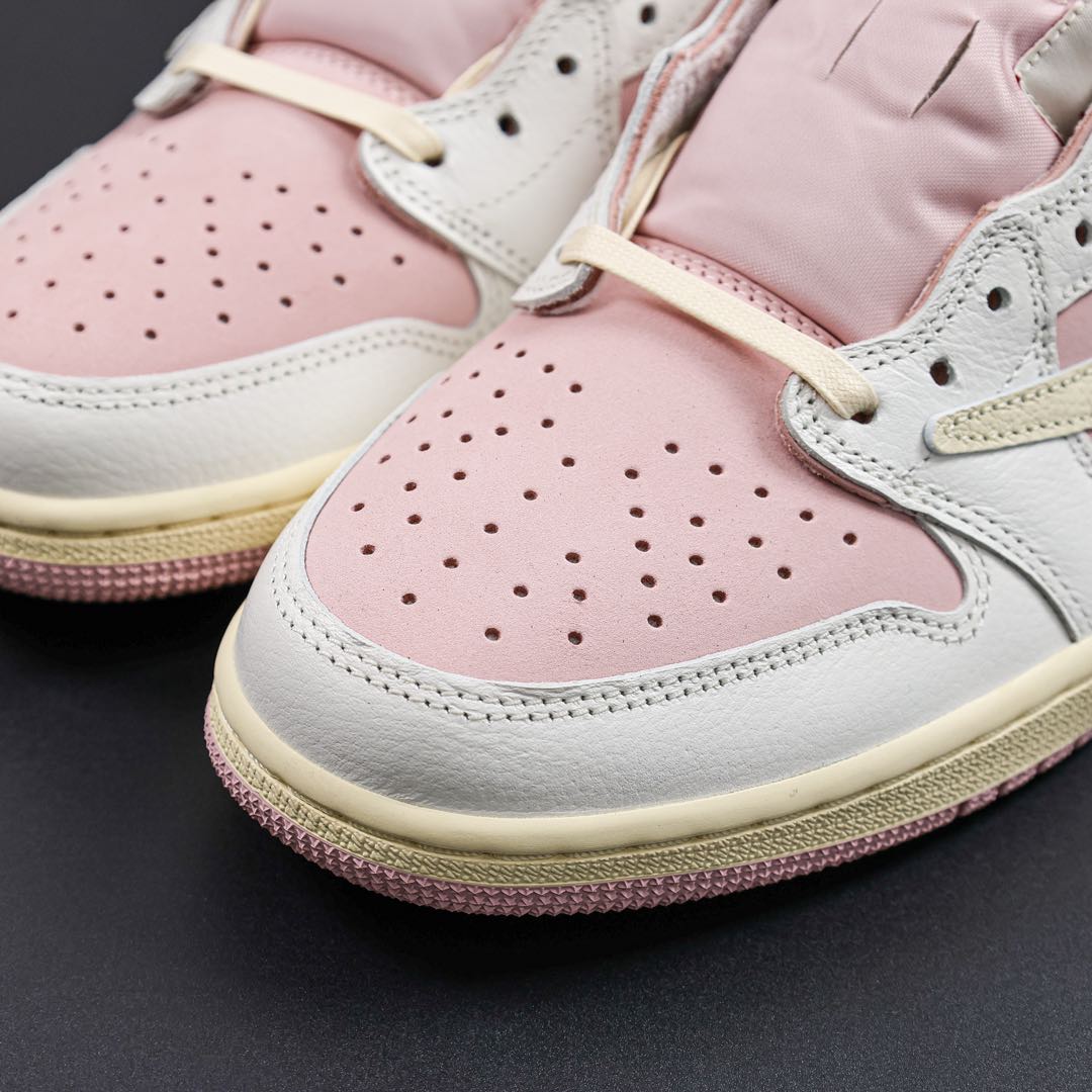 Travis Scott x Air Jordan 1 Low OG Shy Pink